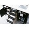 James Martin Vanities Brittany 60in Double Vanity, Black Onyx w/ 3 CM White Zeus Quartz Top 650-V60D-BKO-3WZ - alternate 3
